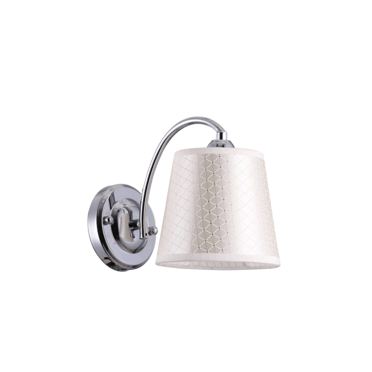 Aplica Interior Erste Ivy 1x60W Max E27 EL0038232 Culoare Crom si Alb