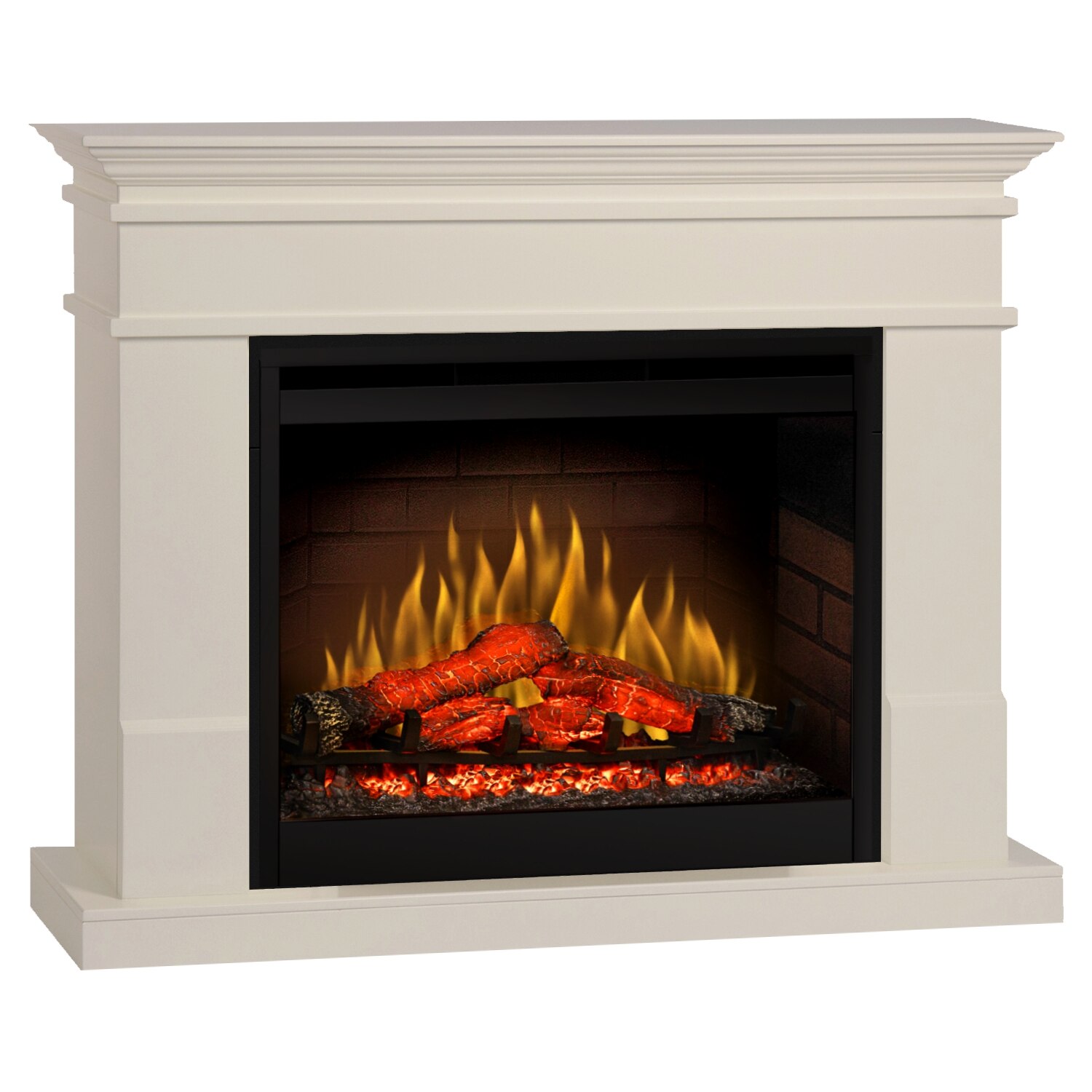 Semineu electric Lisabona Antichizat cu focar electric 3D Dimplex Optiflame DF2608 si sunet