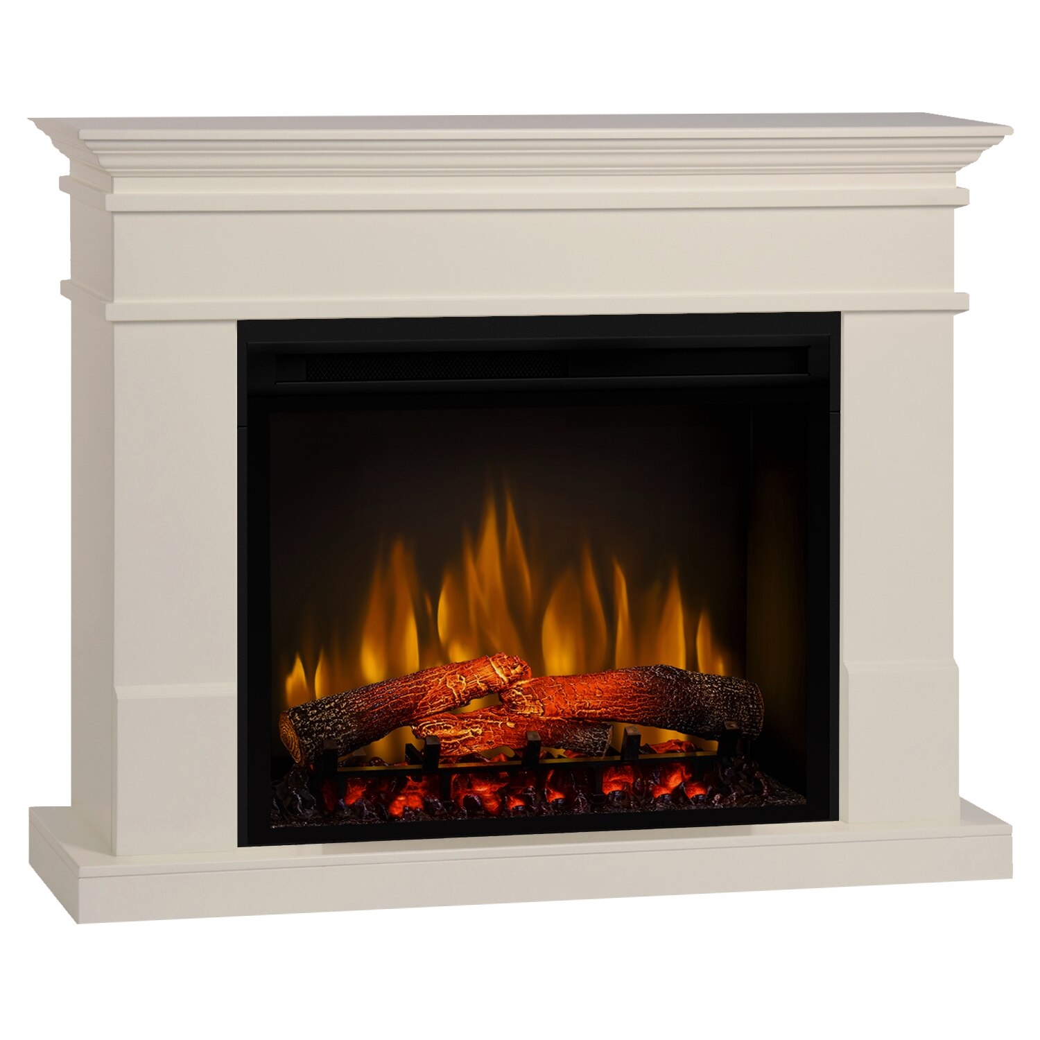 Semineu electric Lisabona Antichizat cu focar electric 3D Dimplex Optiflame XHD28 si sunet