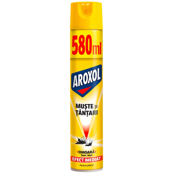 Spray impotriva mustelor si tantarilor Aroxol, 580 ml