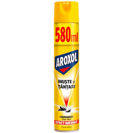 Spray impotriva mustelor si tantarilor Aroxol, 580 ml