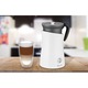 Aparat pentru spuma de lapte ECG NM 2255 Latte Art, magnetic, 300ml, 550W, culoare alba