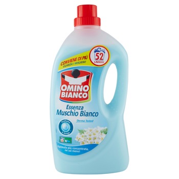 Detergent de rufe lichid Omino Bianco muschio bianco 52 spalari 2.6l Detergent de rufe lichid Omino Bianco muschio bianco 52 spalari 2.6l