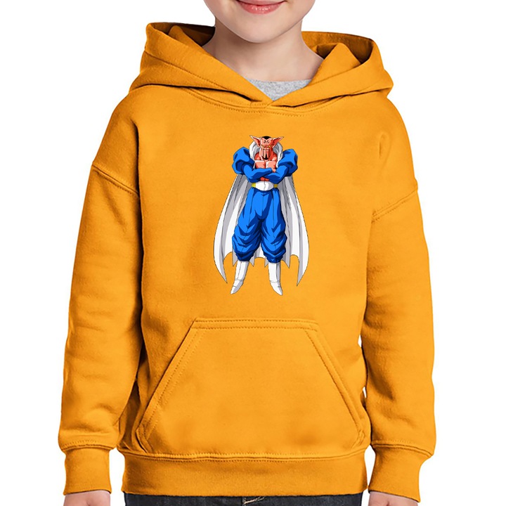 Детски суичър Dragon Ball Z Dabura Majin Anime, оранжев, размер 128-134 см, възраст 5-6 години