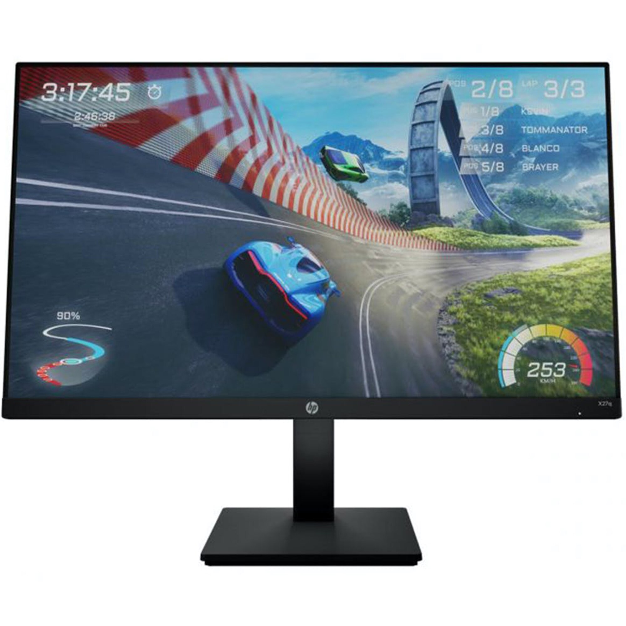 Monitor Gaming LED IPS 27'' HP, QHD, 165Hz, 1ms, AMD Freesync™ Premium, Pivot, HDMI, Display Port, X27q