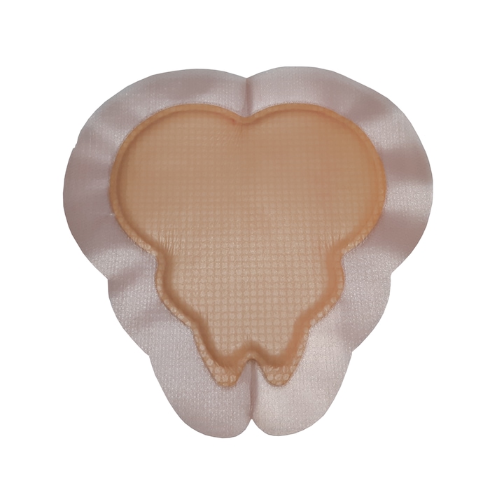 Pansament adeziv, absorbant, cu marginile sigilate, special in forma sacrata - Allevyn Sacrum 17 cm x 17 cm