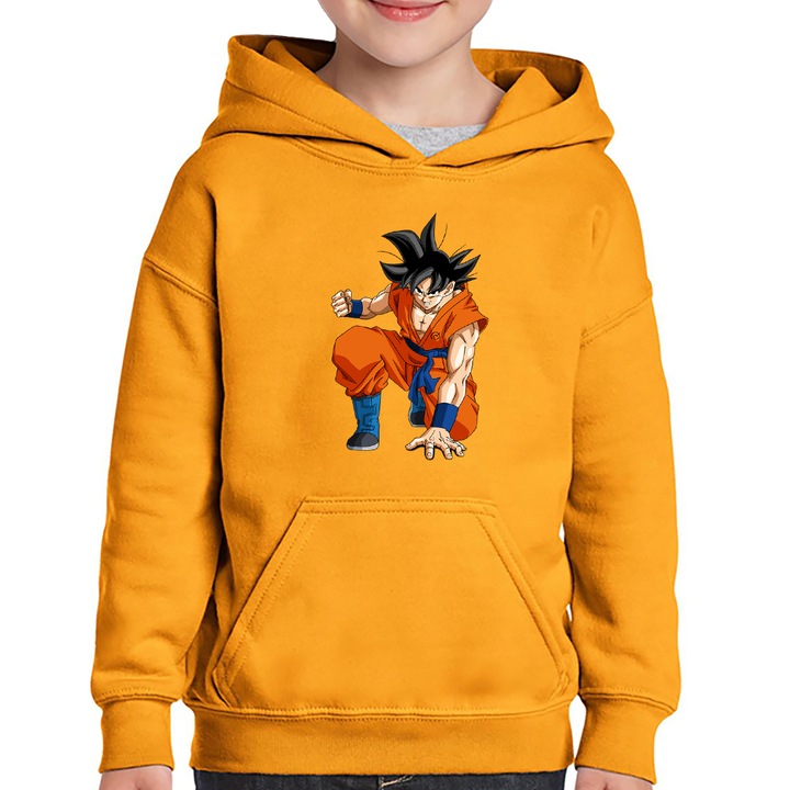 Gyermek pulóver, Son Goku, Dragon Ball Z Sensei Martial Arts, Narancssárga
