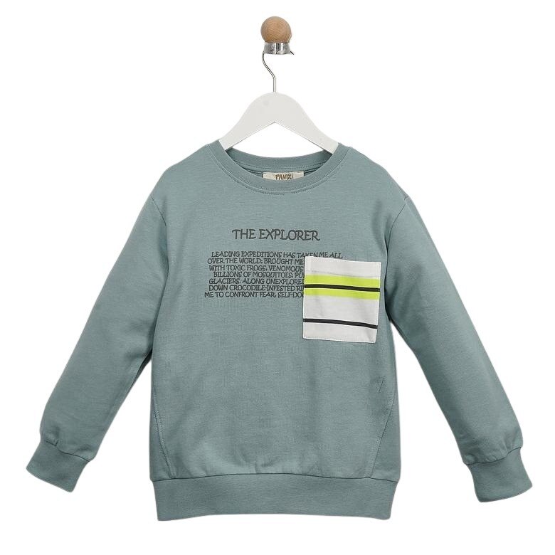 Hanorac pentru baieti, culoare verde, colectia Adventure 2958