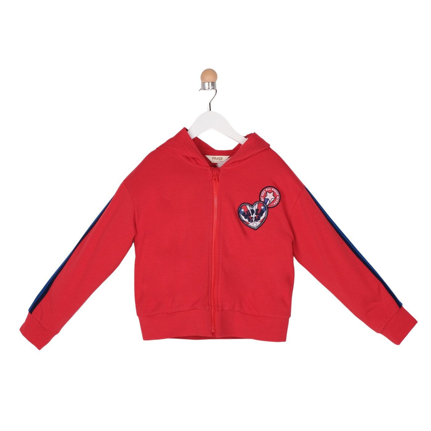 Hanorac pentru fete, culoare rosie, colectia Super 3070