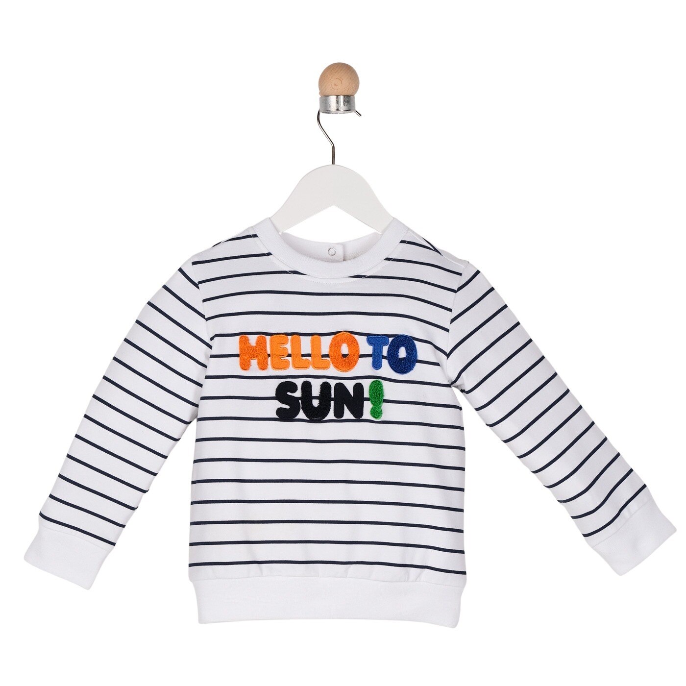 Hanorac pentru baieti, culoare alba, colectia Keep It Fun 3018