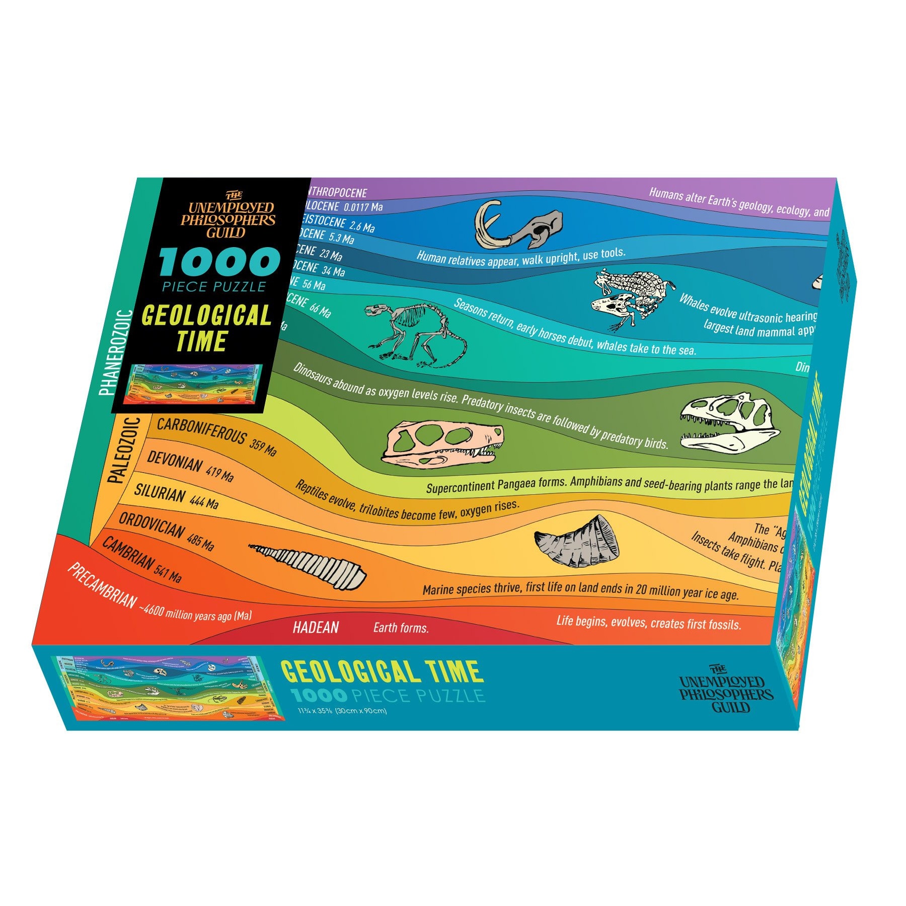 Puzzle 1000 piese - Geologic Time, Carton