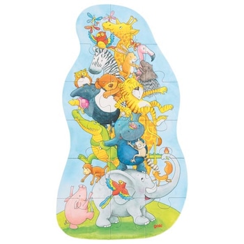 Puzzle XXL - Piramida Animalelor, Carton Puzzle XXL - Piramida Animalelor, Carton