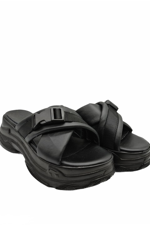 Дамски чехли - ATTOLYE-Black