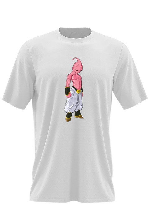 Férfi Póló Dragonball Majin Buu Sportiv Anime, Fehér