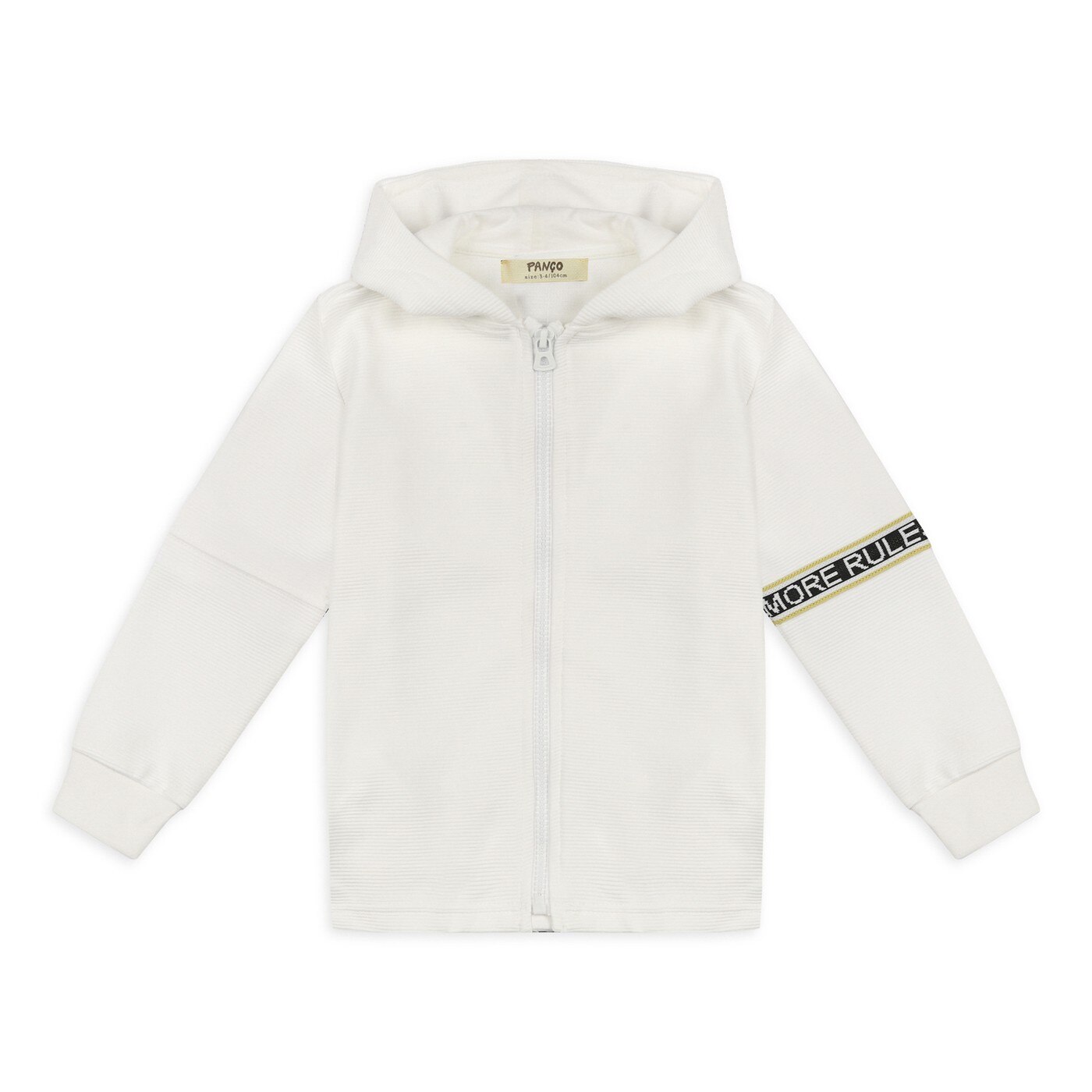 Hanorac pentru baieti, culoare alba, colectia Future 3000
