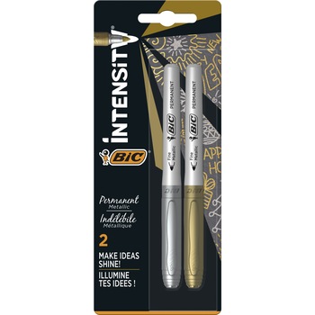 Marker Bic GOLD SILVER Bl/2 Marker Bic GOLD SILVER Bl/2