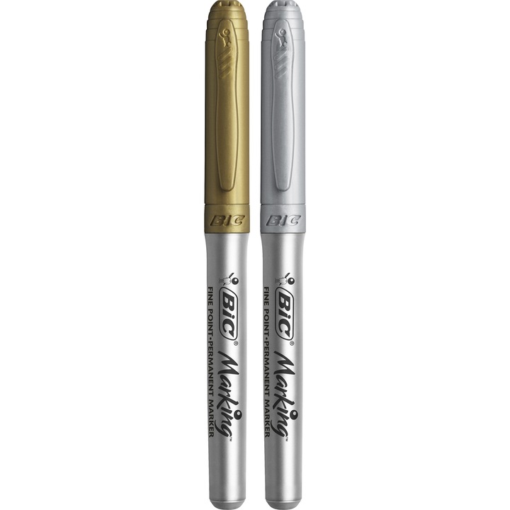 Marker Bic GOLD SILVER Bl/2