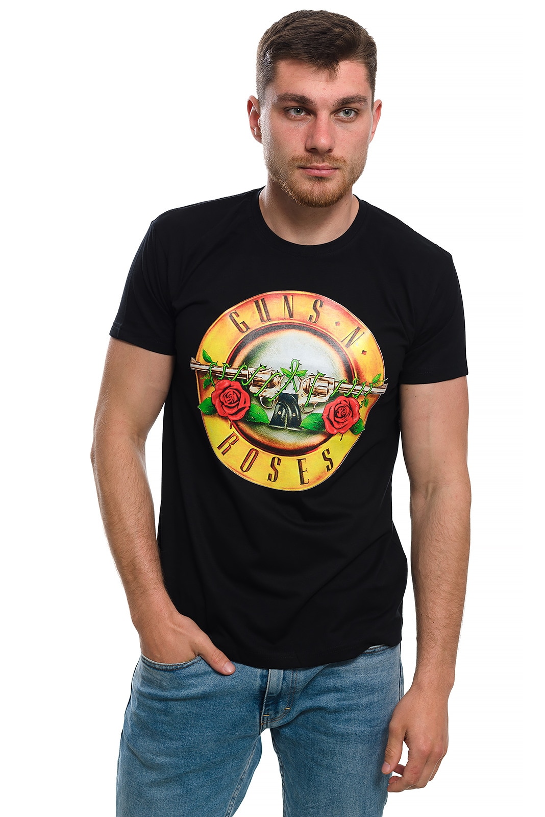 Tricou pentru barbati Printex, Guns ‘N Roses, Digital print, Negru