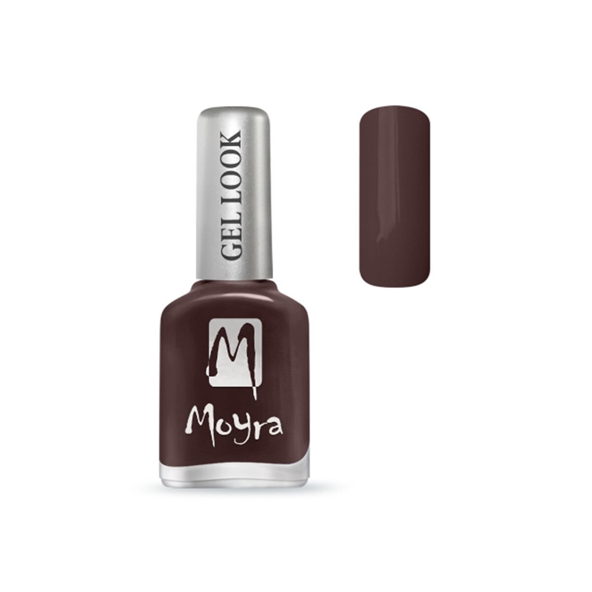 Lacuri de unghii Moyra Gel Look #978, Maro, 12ml