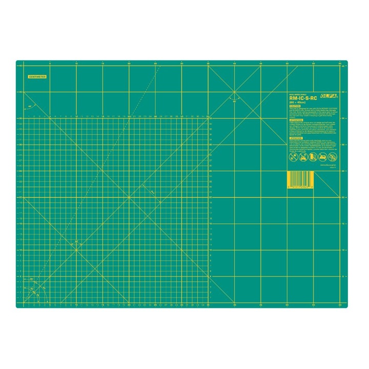 Подложка за рязане OLFA RM IC S RC, 600 x 450 x 1.5 mm, inch and metric