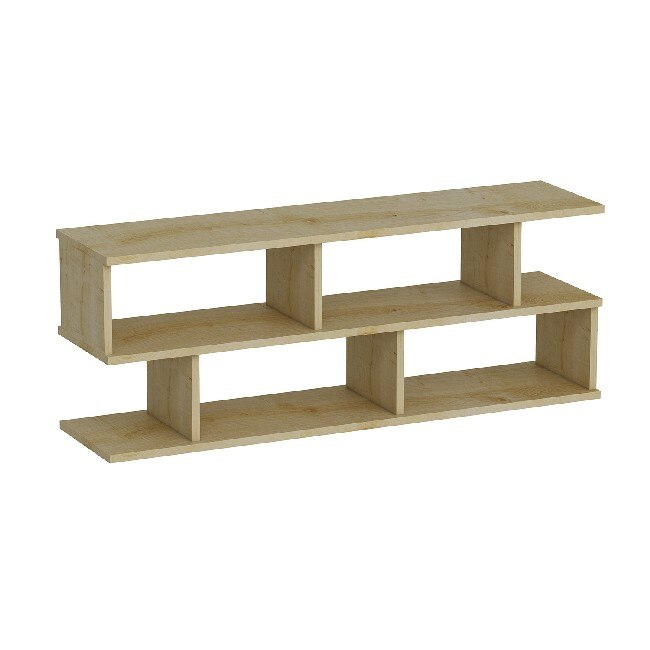 Comoda TV Stand Up, Homemania, Lemn, Maro, 120x29.6x45 cm