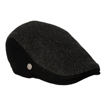 Sapca barbati, Dazoriginal, Flatcap, Casmir, Negru carbune, Universala Sapca barbati, Dazoriginal, Flatcap, Casmir, Negru carbune, Universala
