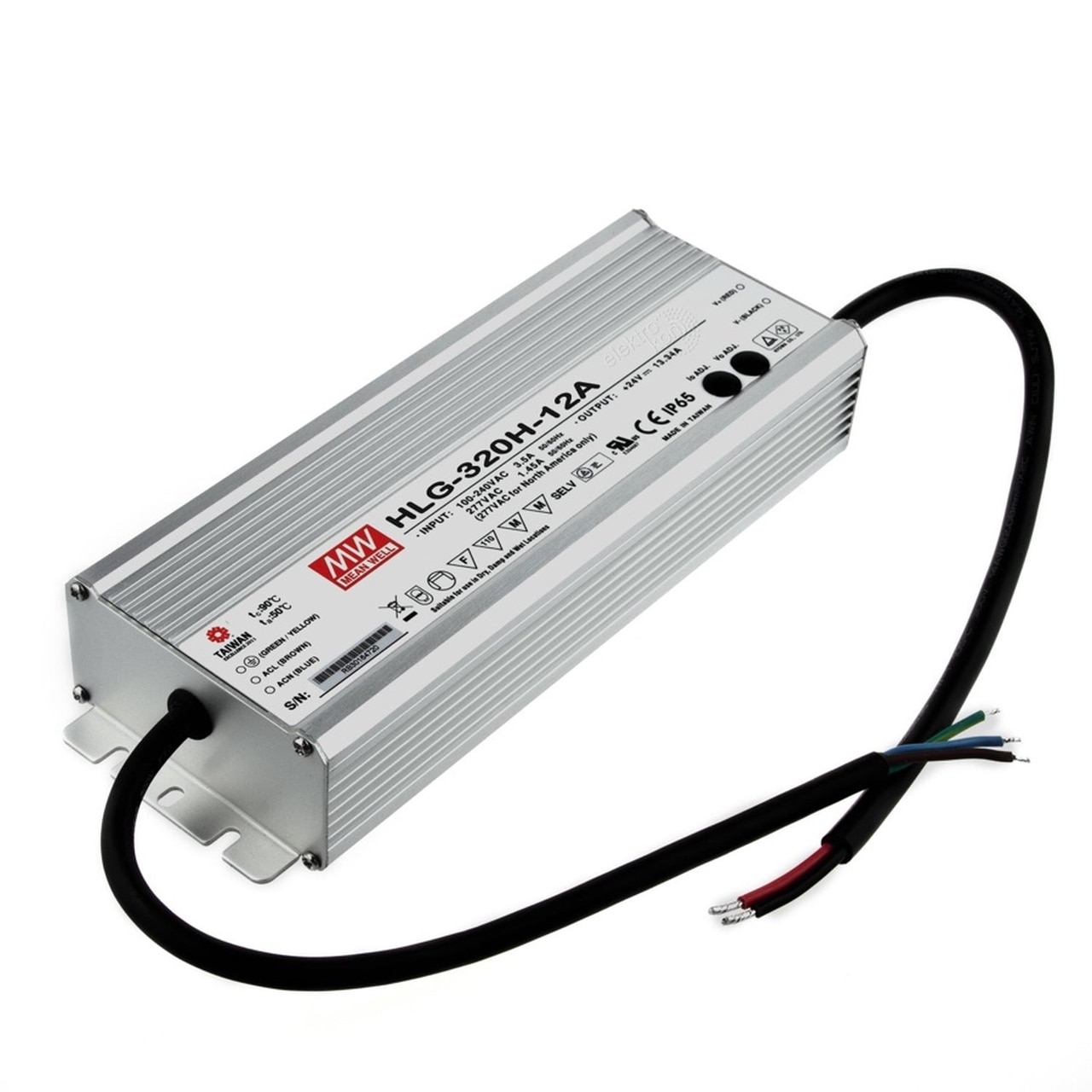 Sursa de alimentare, 12V, 264W, ip 67, Mean Well, HLG-320H-12A