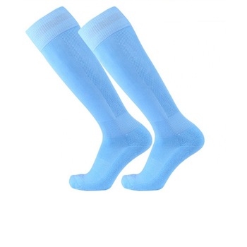 Jambiere fotbal, marime universala adulti, Albastru deschis Jambiere fotbal, marime universala adulti, Albastru deschis