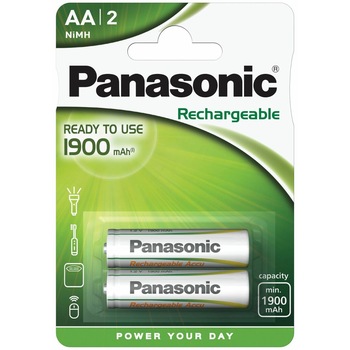 Set 2 acumulatori AA 1900 mAh 1,2V Ni-Mh -Panasonic Set 2 acumulatori AA 1900 mAh 1,2V Ni-Mh -Panasonic