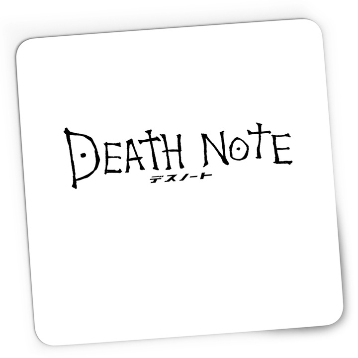 Mousepad Gaming Death Note Logo Shonen Anime Manga, 21x19 cm