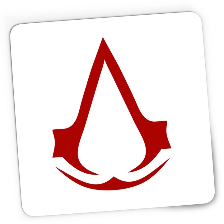 Mousepad Gaming Silent Killer Assassin's Creed Logo Crest, 21x19 cm