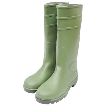 Cizme de protectie din PVC verde 005GB cu bombeu otel marimea 46 Cizme de protectie din PVC verde 005GB cu bombeu otel marimea 46