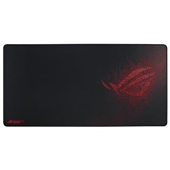 Mousepad gaming ASUS ROG Sheath, dimensiuni foarte mari, baza cauciucata, cusaturi anti-rupere, Negru/Rosu Mousepad gaming ASUS ROG Sheath, dimensiuni foarte mari, baza cauciucata, cusaturi anti-rupere, Negru/Rosu