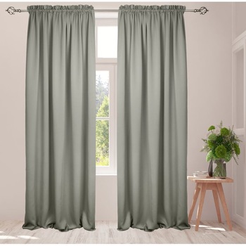 Draperie Blackout Mat ,150 x 250 cm, Gri Inchis , Blackout Draperie Blackout Mat ,150 x 250 cm, Gri Inchis , Blackout