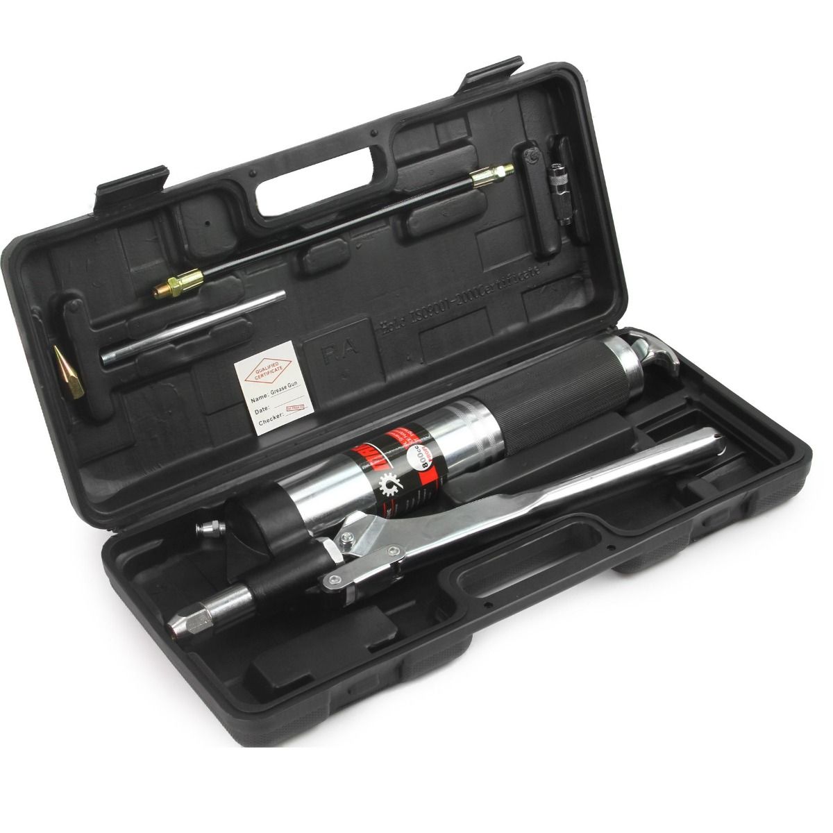 Pompa gresat manuala profesionala 800ml cu furtun rigid si flexibil Mar-Pol EBN78046