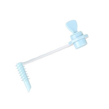 Dispozitiv manual pentru spiralat legume, 11x4 cm, culoare albastru Dispozitiv manual pentru spiralat legume, 11x4 cm, culoare albastru