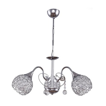 Lustra Interior Erste Saphire 3x60W Max E27 EL0058519 Culoare Crom Lustra Interior Erste Saphire 3x60W Max E27 EL0058519 Culoare Crom