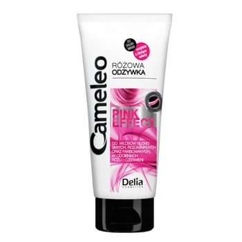 Balsam nuantator roz Delia Cameleo Pink Effect pentru par blond si gri, 200 ml Balsam nuantator roz Delia Cameleo Pink Effect pentru par blond si gri, 200 ml