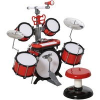 Set Tobe de jucarie pentru copii, HOMCOM, 45 × 25 × 140 cm, ABS, Rosu