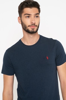 Polo Ralph Lauren, Tricou polo slim fit de bumbac Classics, Bleumarin/Rosu Polo Ralph Lauren, Tricou polo slim fit de bumbac Classics, Bleumarin/Rosu