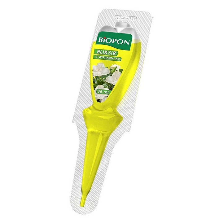 Elixir cu vitamine pentru plante Biopon, 35ml, Galben