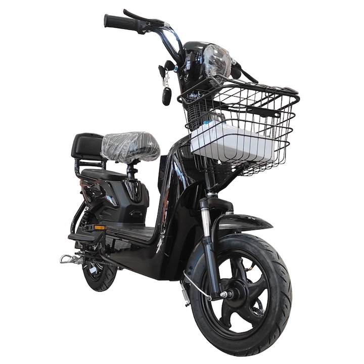 Електрически скутер TIGTAG MК, 350W, двуместен, 35 km/h, черен