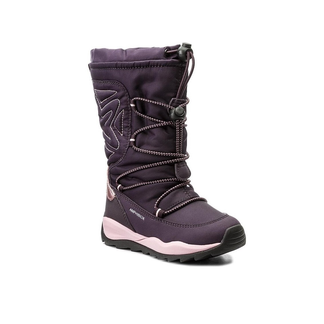 Cizma copii, Geox, J742BB, Violet, 34 EU