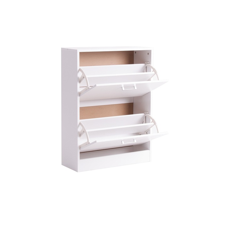 Dulap pantofi, LASTDECO, BLAHNIK, Alb, 60x24x81 cm