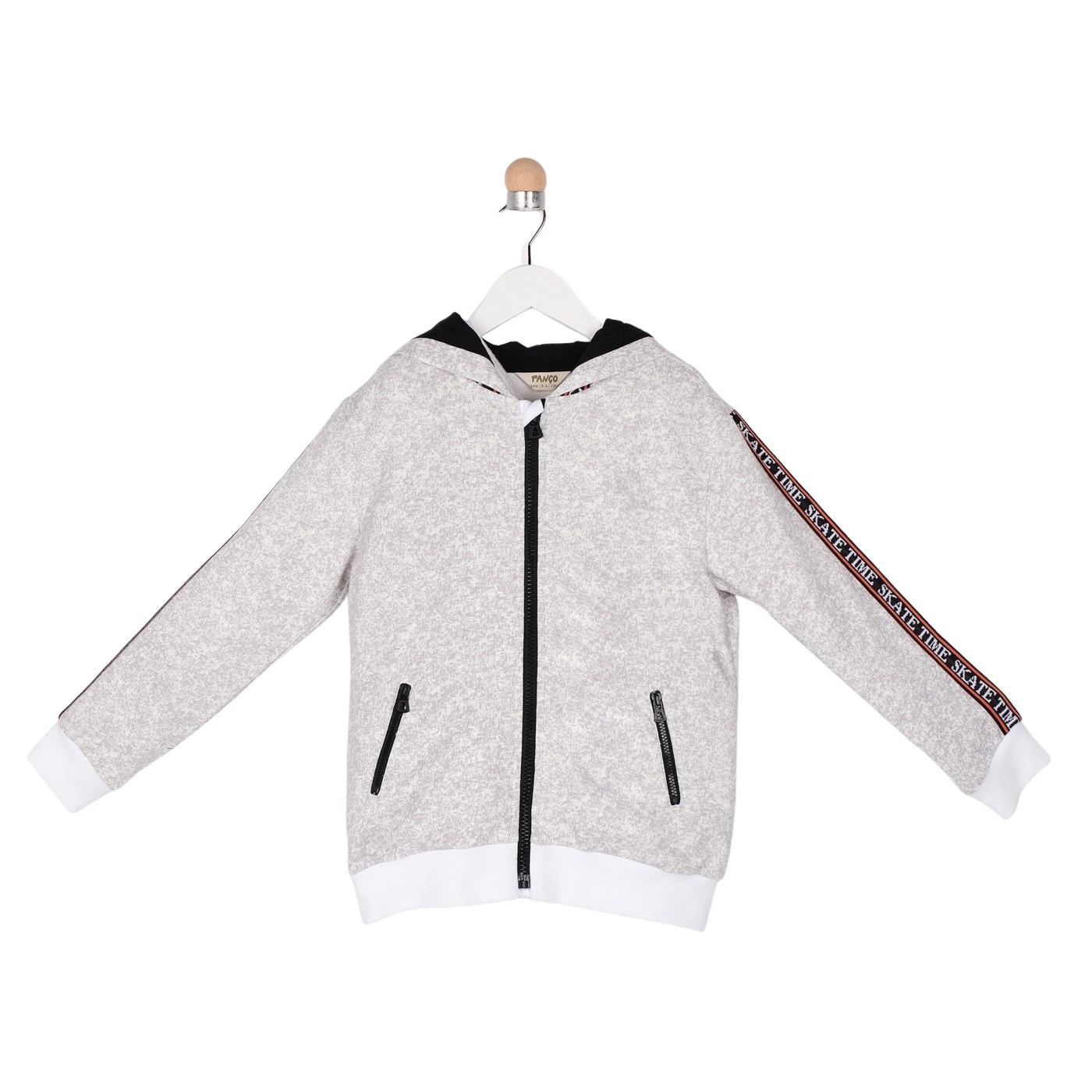 Hanorac pentru baieti, culoare alba 1722