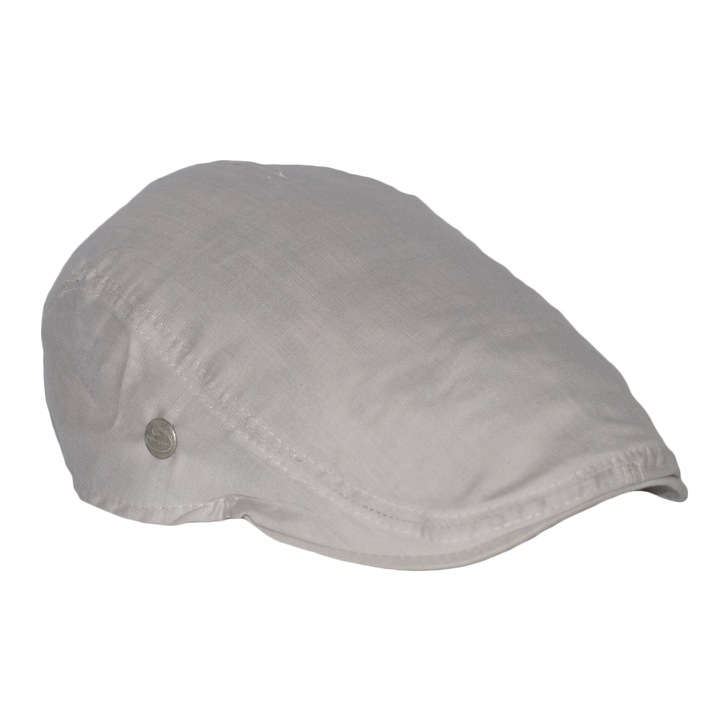 Мъжки каскет Dazoriginal Flatcap, Памук, 55-60cm, Светло сив