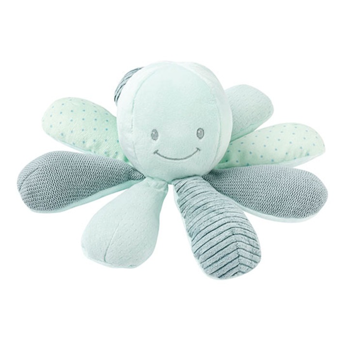 Octopus Nattou Lapidou plüssjáték 23 cm