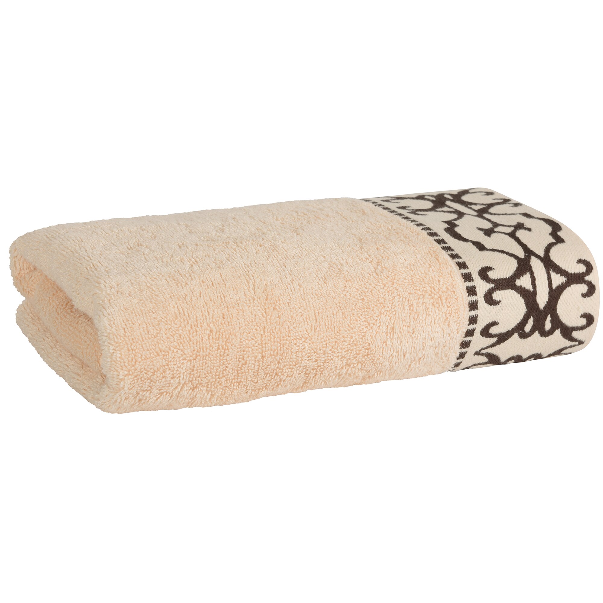 Prosop pentru fata Terra Dilios, 50x90 cm, 100% bumbac, 650 GSM, Crem