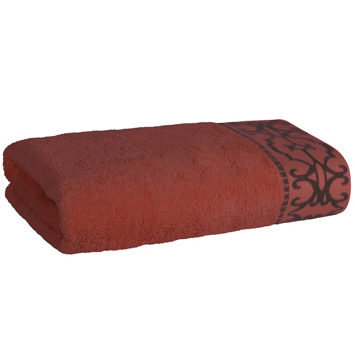 Кърпа за тяло Terra Dilios, 70x140 см, 100% памук, 650 гр/м2, Червен