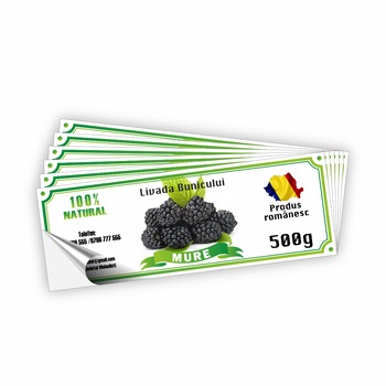 Set 200 buc, Etichete Autoadezive Personalizate, 14 x 5 cm, Color Set 200 buc, Etichete Autoadezive Personalizate, 14 x 5 cm, Color